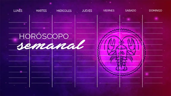 Horóscopo Cáncer semanal- cancerhoroscopo.com